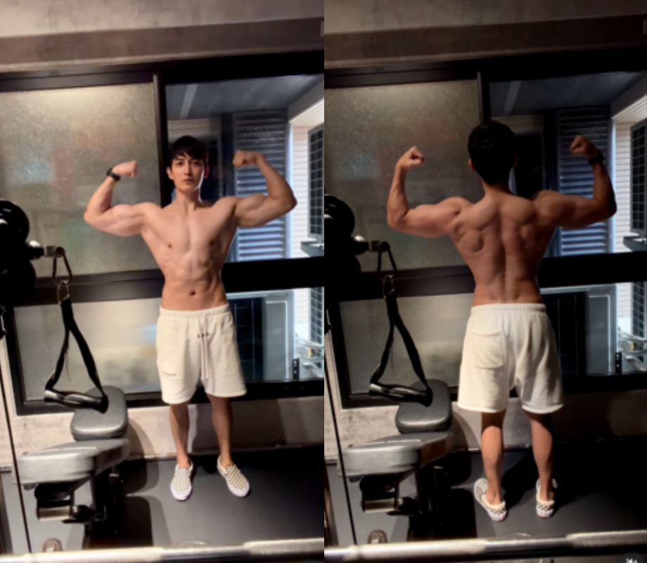 王家梁練出超狂腹肌。（圖／翻攝王家梁​IG）